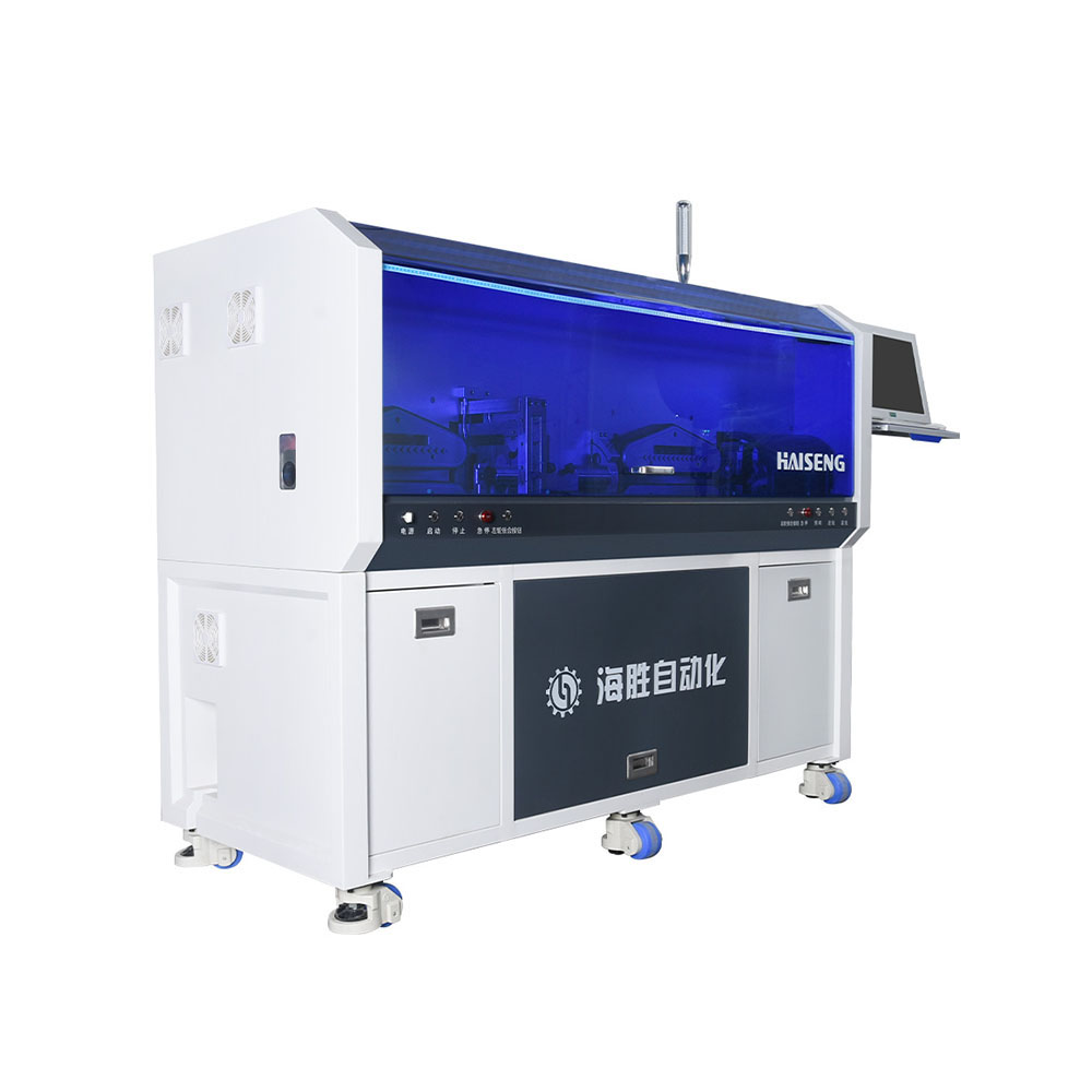 HS-880XZ-300 Полностью автоматическая машина для резки и зачистки проволоки (вращающееся лезвие)