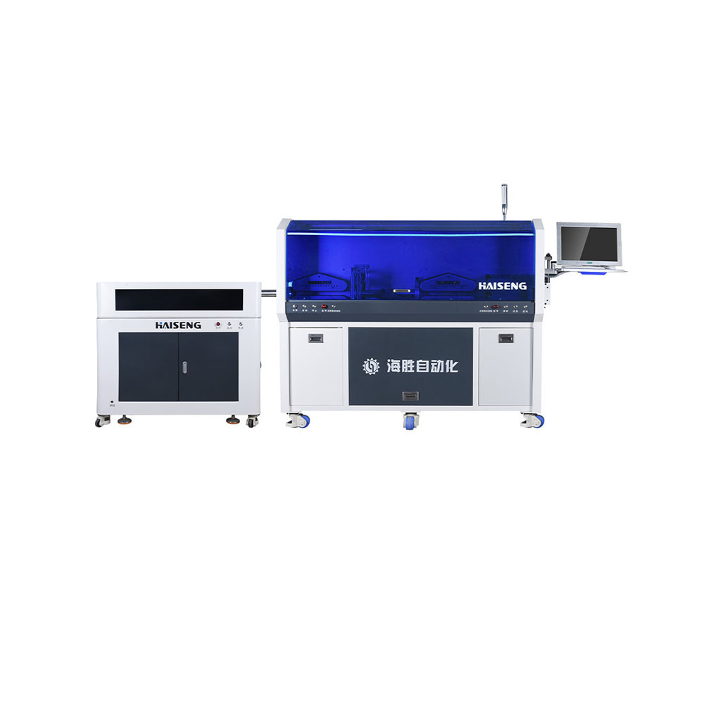 HS-880XZ-300 Полностью автоматическая машина для резки и зачистки проволоки (вращающееся лезвие)